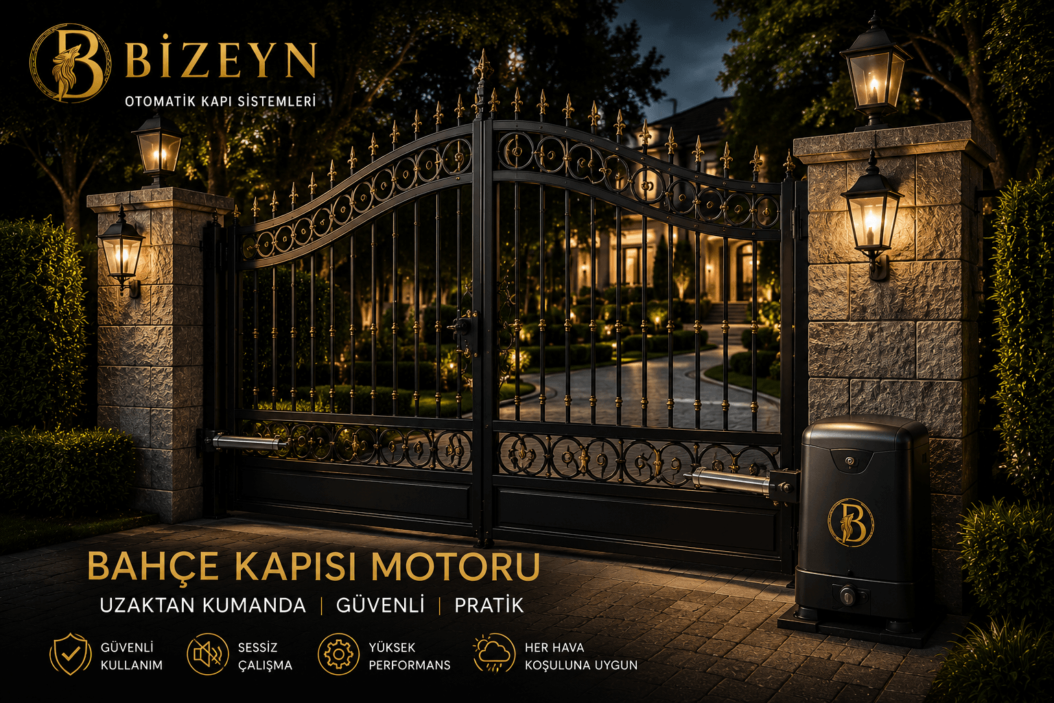 Bahçe Kapısı Motoru Sistemleri